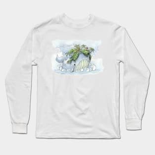 Whale Island Long Sleeve T-Shirt